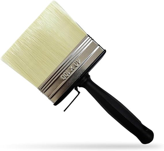 G4GADGET Heavy-Duty Masonry Paint Brush | Ideal for Painting Walls and Fence Staining, Perfect for Varnish, Paste, Gesso, and Limewash Applications.