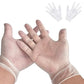 G4GADGET 100 Large Clear Vinyl Powder Free Examination Gloves Latex Free Gloves