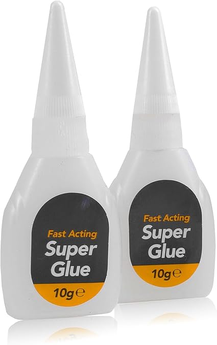 10 G Premium quality super glue extra strong bond adhesive plastic glass rubber (pack of 2)