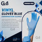 100% Vinyl Powder-Free Blue Gloves | Small, Food Safe, Latex-Free, Comfortable Fit