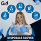 100% Vinyl Powder-Free Blue Gloves | Small, Food Safe, Latex-Free, Comfortable Fit