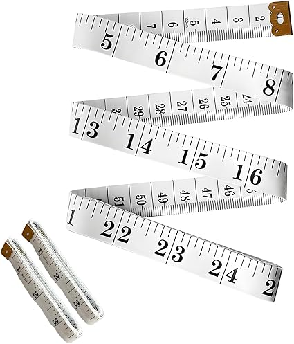 G4GADGET Double-Sided Measuring Tape (60 inches/150cm) – Flexible Fiber Glass Tape for Body Measurements, Sewing, and Crafting.