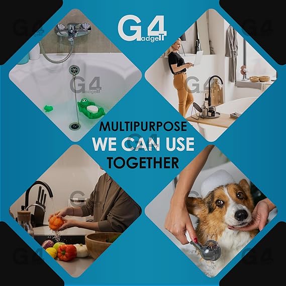 G4GADGET Stainless Steel Sink Strainer & Plug Set – Clog Prevention & Odor Control for Kitchen & Bathroom Drains, Silver