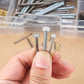 250 Pcs DIY ZIN Plated Steel Wood Carpentry Home Work Assorted Flat Head Nails