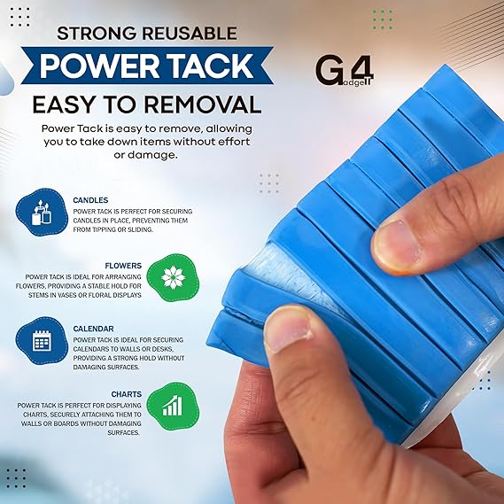 G4GADGET Large-Pack 150gm Strong Reusable Sticky Strong Office Adhesives Putty Poster