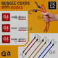 G4GADGET 12-Pack Bungee Cords with Hooks (4x 30cm, 4x 45cm, 4x 60cm) – Weatherproof, UV-Resistant for Camping & Outdoor Use