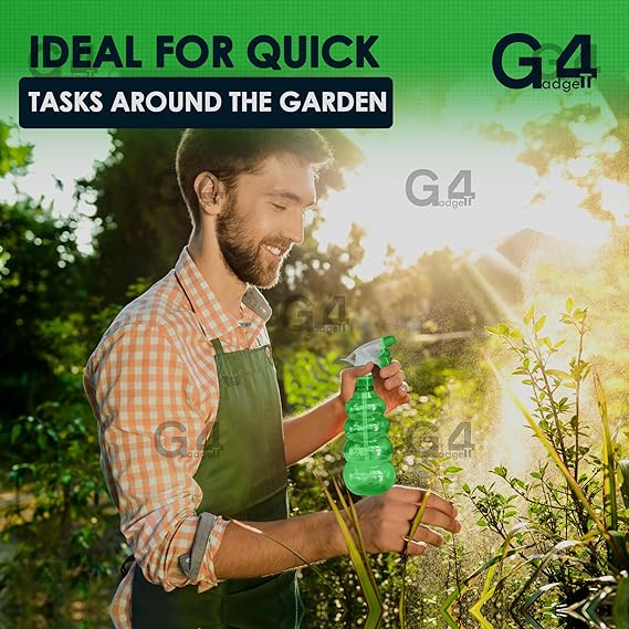 G4GADGET 600ml Spray Bottle Versatile with Adjustable Mist & Stream for Cleaning, Gardening & More