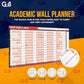 2025 A1 Large Year Planner | 85cm x 58cm | Laminated Wall Calendar | Includes Stickers & Dry Wipe Pen