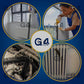 G4GADGET Radiator Cleaning Brush 70cm Flexible Brush with Wooden Handle for Dust & Debris in Hard-to-Reach Areas