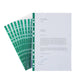 A4 90 Micron Clear Plastic Punched Pockets Filing Wallets Folders