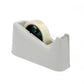 Heavy Duty Tape Dispenser - Weighted Non-Skid Base, Sharp Blade for One-Handed Use (Black)