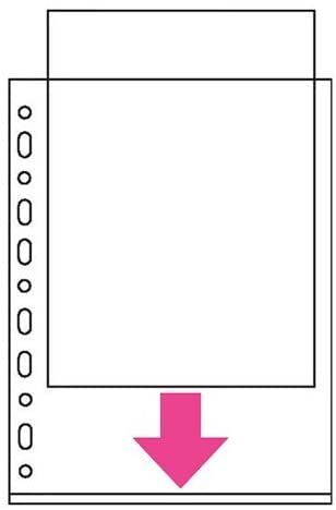 A4 Clear Punched Pocket - Top Opening, 90 Micron, Ideal for Mobile Filing.