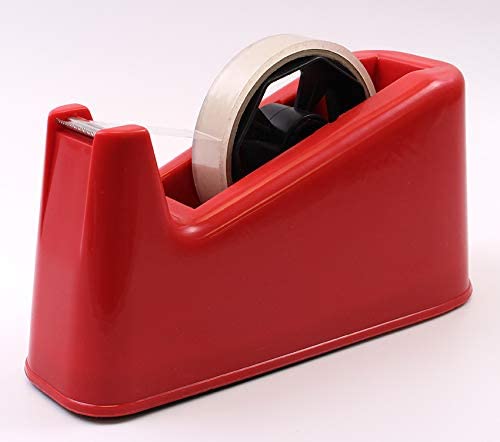 Best Quality Desk/Table Tape Dispenser For 25 mm or 66 m rolls Heavy Duty 1.3kg Non Slip Base - G4GADGETONLINE