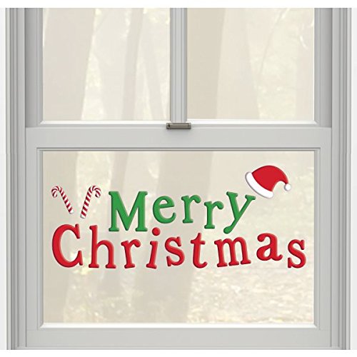 80 Christmas Labels - 2.3x1.33 inches, Adhesive Holographic Stickers for Gifts.