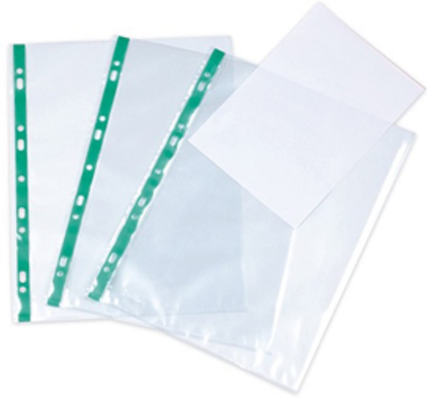 A4 Clear Punched Pocket - Top Opening, 90 Micron, Ideal for Mobile Filing.